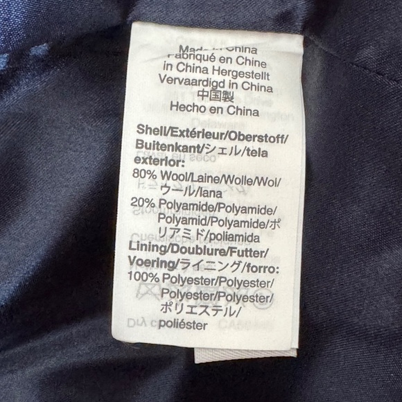 ✨NWT✨ J.CREW Cocoon Coat in Italian stadium-cloth Wool Blend Maroon Sz 0 (XS) - Picture 16 of 16